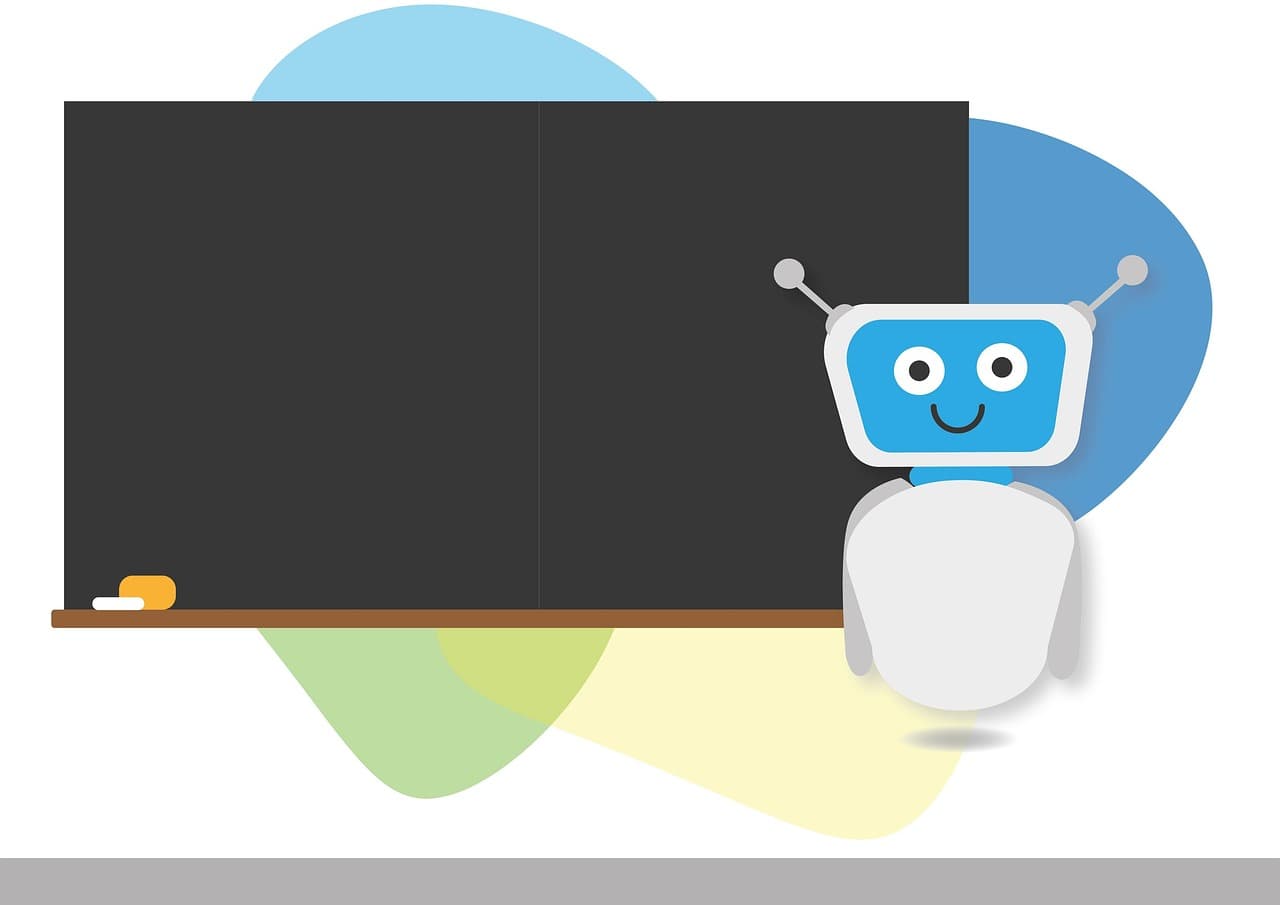 A laptop displaying a chat conversation on screen, representing AI-assisted writing